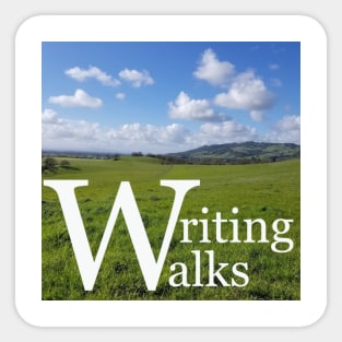 Writing Walks Logo Sticker